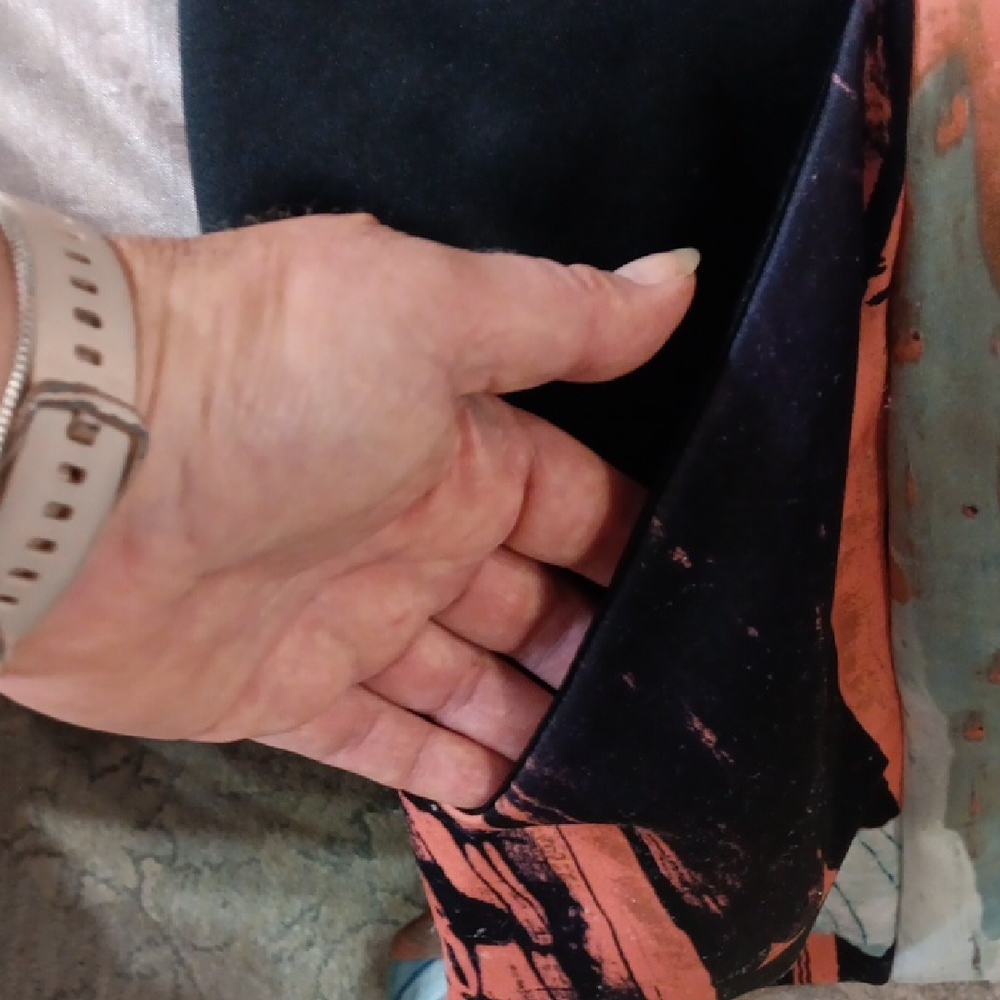 Mossimo Supply Co. Black and Multicolor Midi Dress - Picture 4 of 5